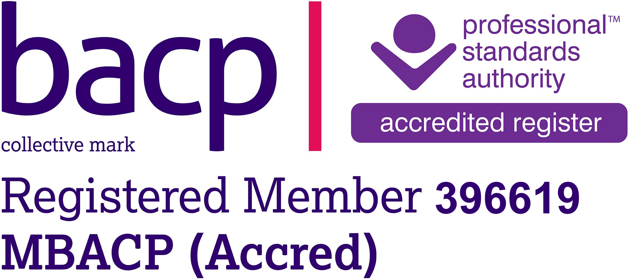 BACP Registered Member 396619 MBACP Accred.